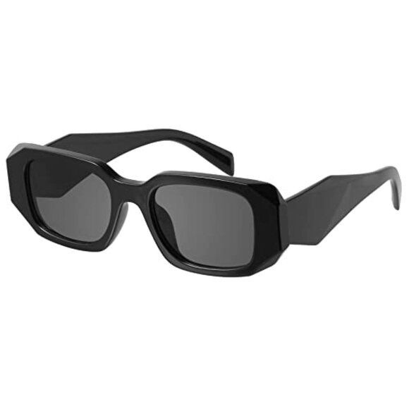Trendy Rectangle Sunglasses Retro Y2K Chic UV400 Protection Unisex main image 8